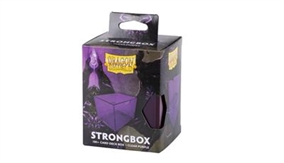 Dragon Shield Strongbox Deck Box - Clear Purple - Cards Accessories